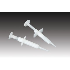 Plasdent DISPOSABLE IMPRESSION SYRINGES, Clear, Bendable Tip (50set/box)